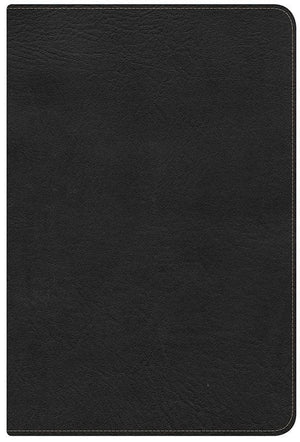 9781433602887-HCSB Large Print Ultrathin Reference Bible - Mantova Black-