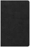 CSB Ultrathin Reference Bible, Black Leathertouch by Bible (9781433647574) Reformers Bookshop