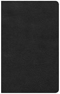 CSB Ultrathin Reference Bible, Black Leathertouch by Bible (9781433647574) Reformers Bookshop