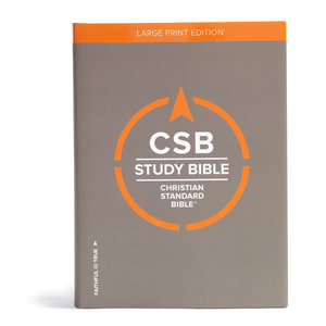 CSB Study Bible (Large Print Edition Hardcover)