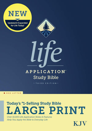 KJV Life Application Study Bible, Third Edition, Large Print (Hardcover) by Bible