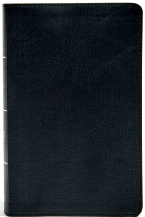 CSB Single Column Personal Size Bible Black Leathertouch CSB Bibles By Holman