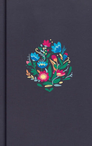 CSB Personal Size Bible, Navy Floral Embroidered Cloth Over Board by Bible (9781535953795) Reformers Bookshop