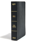 KJV Super Giant Print Reference Bible Black Leathertouch Bible spine