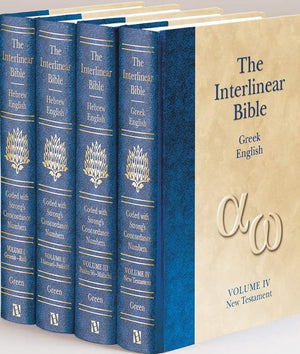 The Interlinear Bible: Greek English 4 Volume Set