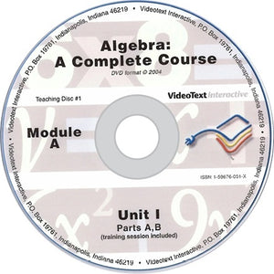Algebra Module A DVD #1 by Tom Clark