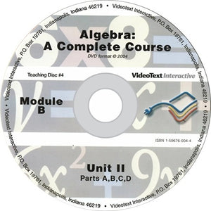 Algebra Module B DVD #4 by Tom Clark
