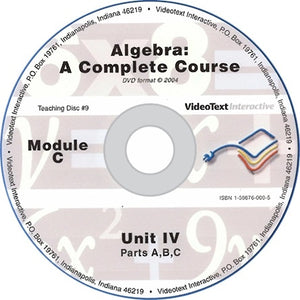 Algebra Module C DVD #9 by Tom Clark