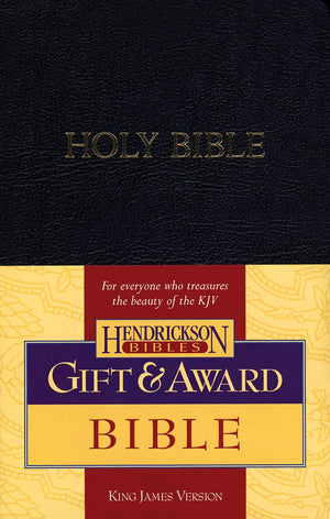 KJV Gift & Award Bible (Imitation Leather, Black) by Bible