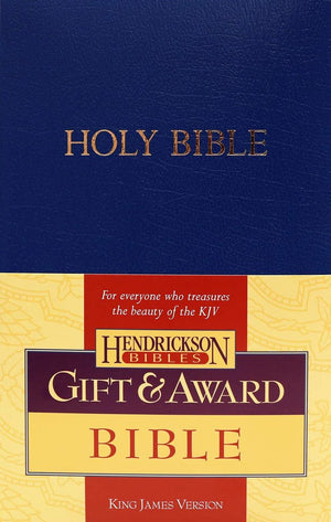 KJV Gift & Award Bible (Imitation Leather, Blue) by Bible