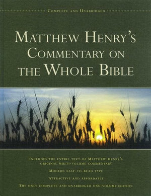 9781598562750-Matthew Henry's Commentary on the Whole Bible: Complete and Unabridged One-Volume Edition-Henry, Matthew