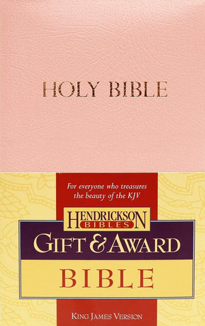 KJV Gift & Award Bible (Imitation Leather, Pink) by Bible
