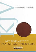 KJV New Testament with Psalms and Proverbs (Imitation Leather, Espresso) by Bible