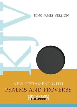 KJV New Testament with Psalms and Proverbs (Imitation Leather, Black) by Bible