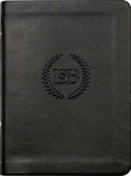 New Testament with Psalms and Proverbs Logo Edition (Faux Leather, Black)