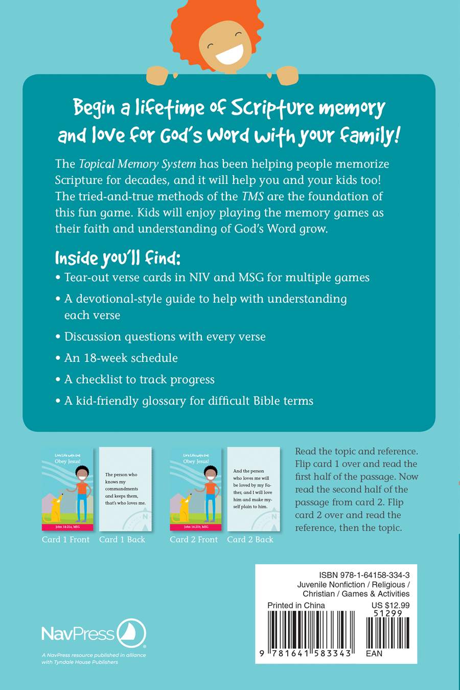 Topical Memory System for Kids by The Navigators