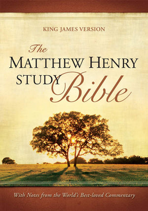 Matthew Henry Study Bible, The (Bonded Leather, Black) by Bible