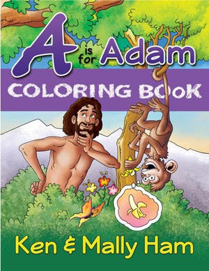 9781683440147-A is For Adam Coloring Book-Ham, Ken; Ham, Mally