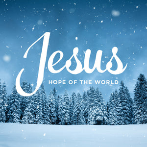 Jesus - Hope of the world - Christmas Cards (6jesushope)