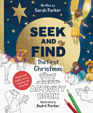 Seek And Find The First Christmas Activity Book by Sarah Parker