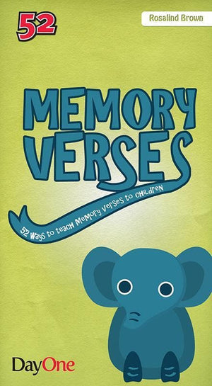 9781846254185-Memory Verses: 52 Ways to Teach Memory Verses to Children-Brown, Rosalind