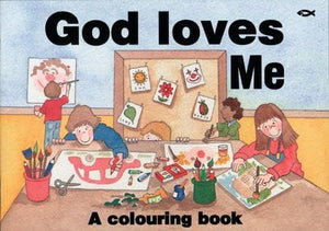9781857920932-God Loves Me (Colouring Book)-Womersley, Sarah