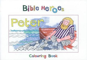 9781857928266-Bible Heroes: Peter (Colouring Book)-Mackenzie, Carine