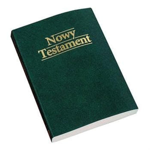 Polish New Testament Vinyl Paperback Green