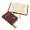 KJV Reformation edition Compact Westminster Reference Bible in brown calfskin leather