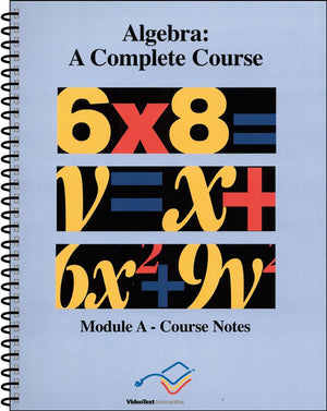 Algebra Module A Course Notes by Tom Clark