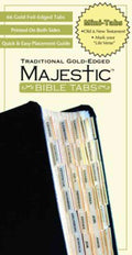 Majestic Bible Tabs Mini Traditional Gold Edged Stationery