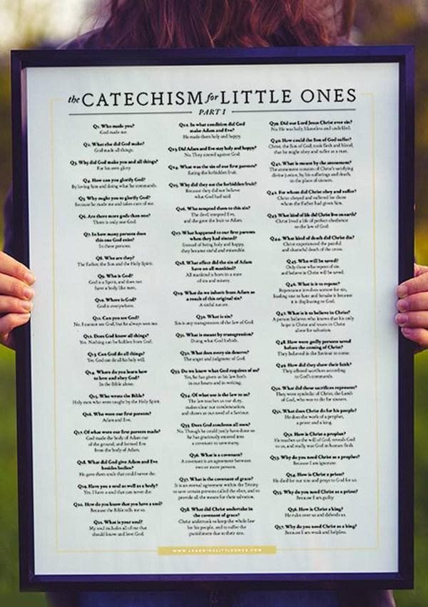 Catechism for Little Ones Poster Part 1 by Davis, Ben R