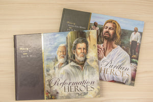 Heroes Pack (Reformation Heroes and Puritan Heroes) by Mathes, Glenda; Kleyn, Diana & Beeke, Joel (HEROESSET) Reformers Bookshop