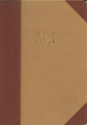 The Reformation Heritage KJV Study Bible - Two-Tone Leather-Like (Tan/Burgundy) by Bible (9781601784407) Reformers Bookshop