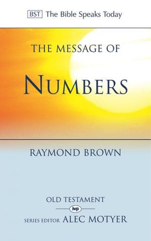BST The Message of Numbers by Brown, Raymond (9780851114910) Reformers Bookshop