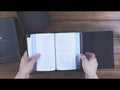 ESV Heirloom Single Column Personal Size Bible (Goatskin, Blue)