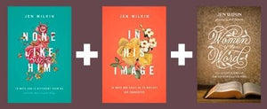 Jen Wilkin Pack 2: None Like Him, In His Image and Women of the Word by Wilkin, Jen () Reformers Bookshop