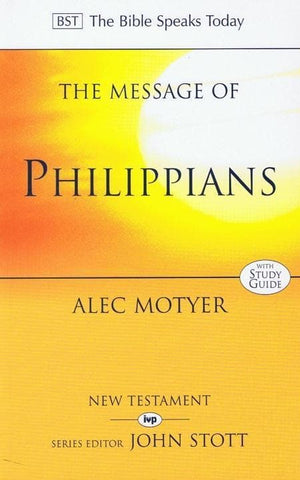 9780851111865-BST Message of Philippians-Motyer, Alec